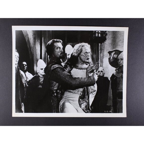 1962 The Magic Sword 8 x 10" movie still, vintage press card, original vintage - Picture 1 of 5